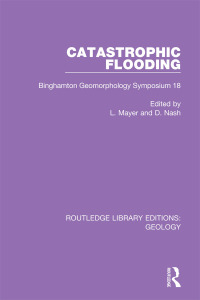Cover image: Catastrophic Flooding 1st edition 9780367896409