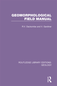 Cover image: Geomorphological Field Manual 1st edition 9780367271275