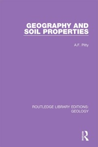 صورة الغلاف: Geography and Soil Properties 1st edition 9780367280390