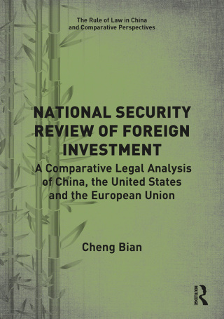 Cover image: National Security Review of Foreign Investment 1st edition 9781032237572