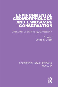 Cover image: Environmental Geomorphology and Landscape Conservation 1st edition 9780367458614