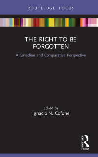 Immagine di copertina: The Right to be Forgotten 1st edition 9780367859749