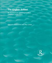 Cover image: The English School 1st edition 9780367461935