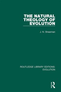 Cover image: The Natural Theology of Evolution 1st edition 9780367272609