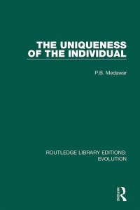 Cover image: The Uniqueness of the Individual 1st edition 9780367281236