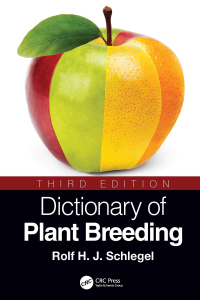 Cover image: Dictionary of Plant Breeding 3rd edition 9780367494131