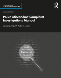 Cover image: Police Misconduct Complaint Investigations Manual 2nd edition 9780367404352