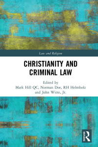 Cover image: Christianity and Criminal Law 1st edition 9780367858254