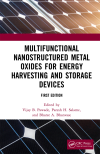 Cover image: Multifunctional Nanostructured Metal Oxides for Energy Harvesting and Storage Devices 1st edition 9780367498580