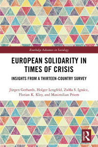 Cover image: European Solidarity in Times of Crisis 1st edition 9780367257286