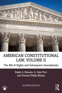 Cover image: American Constitutional Law, Volume II 11th edition 9781032551661
