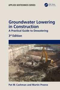 Cover image: Groundwater Lowering in Construction 3rd edition 9780367504748