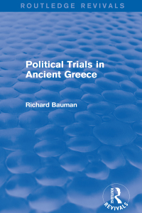 صورة الغلاف: Political Trials in Ancient Greece (Routledge Revivals) 1st edition 9780415749619