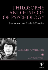 Imagen de portada: Philosophy and History of Psychology 1st edition 9781848722743
