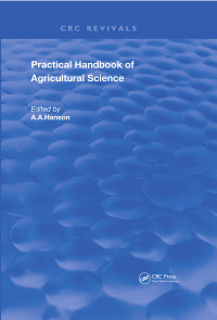 Titelbild: Practical Handbook of Agricultural Science 1st edition 9780367236809