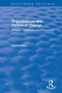 Cover image: Organizations and Technical Change 1st edition 9780367502973