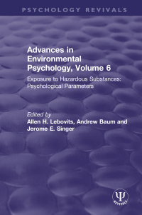 Imagen de portada: Advances in Environmental Psychology, Volume 6 1st edition 9780367498528