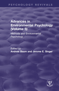 Imagen de portada: Advances in Environmental Psychology (Volume 5) 1st edition 9780367512330