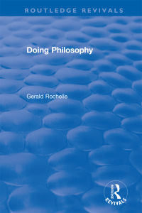 Cover image: Doing Philosophy 1st edition 9780367503628