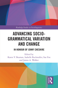 Cover image: Advancing Socio-grammatical Variation and Change 1st edition 9780367521639