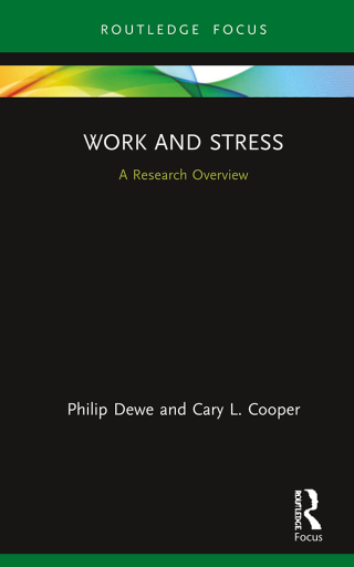 Imagen de portada: Work and Stress: A Research Overview 1st edition 9780367524005