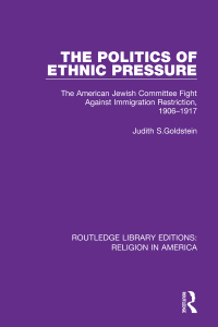Titelbild: The Politics of Ethnic Pressure 1st edition 9780367503352
