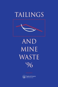 صورة الغلاف: Tailings and Mine Waste 1996 1st edition 9789054105947