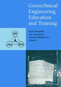 Imagen de portada: Geotechnical Engineering Education and Training 1st edition 9789058091543