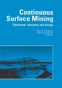 Imagen de portada: Continuous Surface Mining 1st edition 9789061918585