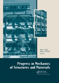 Imagen de portada: Progress in Mechanics of Structures and Materials 1st edition 9780415426923