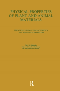 Omslagafbeelding: Physical Properties of Plant and Animal Materials: v. 1: Physical Characteristics and Mechanical Properties 1st edition 9780677023007