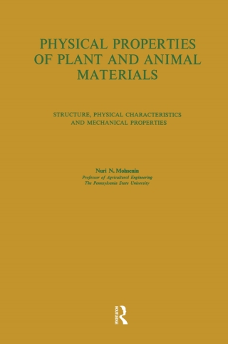 Imagen de portada: Physical Properties of Plant and Animal Materials: v. 1: Physical Characteristics and Mechanical Properties 1st edition 9780677023007