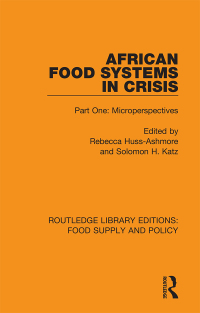 Cover image: African Food Systems in Crisis 1st edition 9780367275969