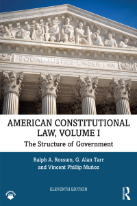 Cover image: American Constitutional Law, Volume I 11th edition 9781032551654