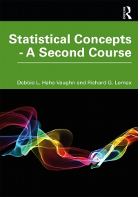Cover image: Statistical Concepts - A Second Course 5th edition 9780367204044