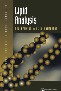 Cover image: Lipid Analysis 1st edition 9781872748986