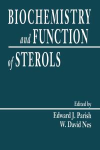 Cover image: Biochemistry and Function of Sterols 1st edition 9780849376740