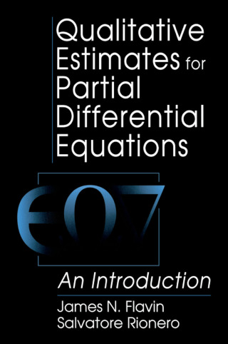 Imagen de portada: Qualitative Estimates For Partial Differential Equations 1st edition 9780367448790