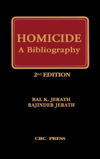 Cover image: Homicide 2nd edition 9780849386701