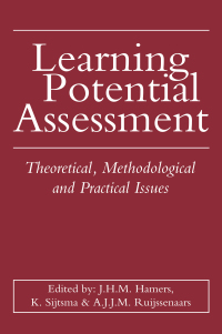Imagen de portada: Learning Potential Assessment 1st edition 9789026512384