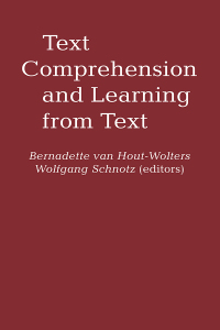 Titelbild: Text Comprehension And Learning 1st edition 9789026512834