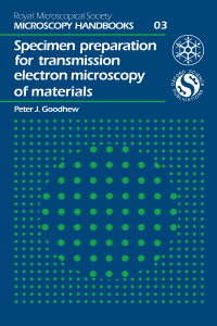 Imagen de portada: Specimen Preparation for Transmission Electron Microscopy of Materials 1st edition 9780198564034