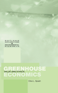 Imagen de portada: Greenhouse Economics 1st edition 9780415372442
