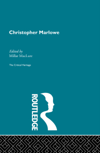 Cover image: Christopher Marlowe 1st edition 9780415568791