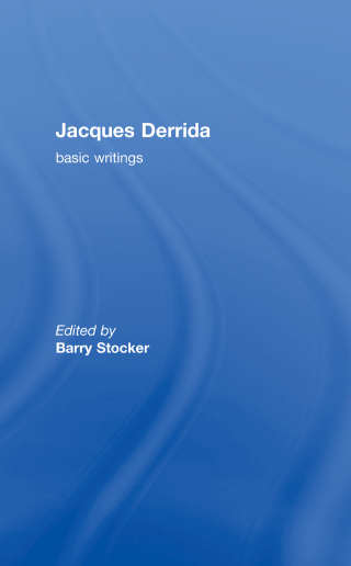 Imagen de portada: Jacques Derrida: Basic Writings 1st edition 9780415366427