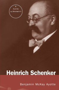 Cover image: Heinrich Schenker 1st edition 9780415940719