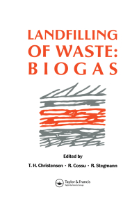 Titelbild: Landfilling of Waste 1st edition 9780367863548