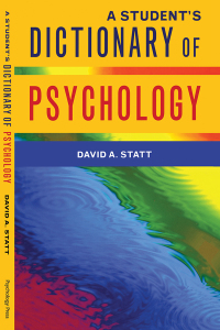 Titelbild: A Student's Dictionary of Psychology 1st edition 9781841693415