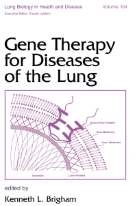 表紙画像: Gene Therapy for Diseases of the Lung 1st edition 9780824700607