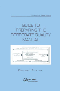 Imagen de portada: Guide to Preparing the Corporate Quality Manual 1st edition 9780824700904